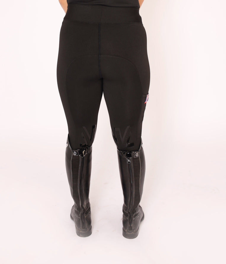 Knee Grip riding leggings Black