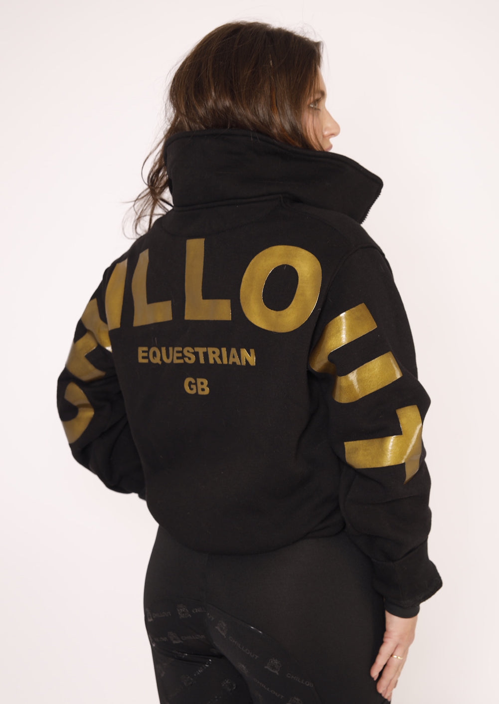 High Collar 1/4 zip jumper